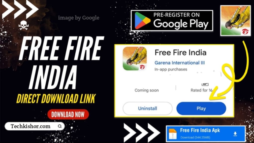 Today Free Fire India Download 2024, Free Fire India में क्या बदलाव हुआ है।, Free Fire India Launch Date 2024, Free Fire India Download Kaise kare, Free Fire India Download 2024